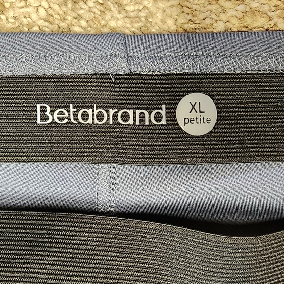 Betabrand Atlantic Wide Leg Pants - Grey XL Petite - Picture 3 of 14